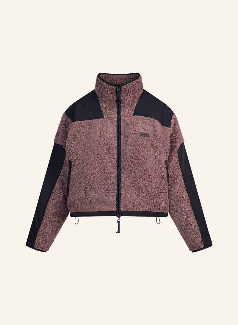 Skims Lounge-Fleecejacke Teddy braun von SKIMS