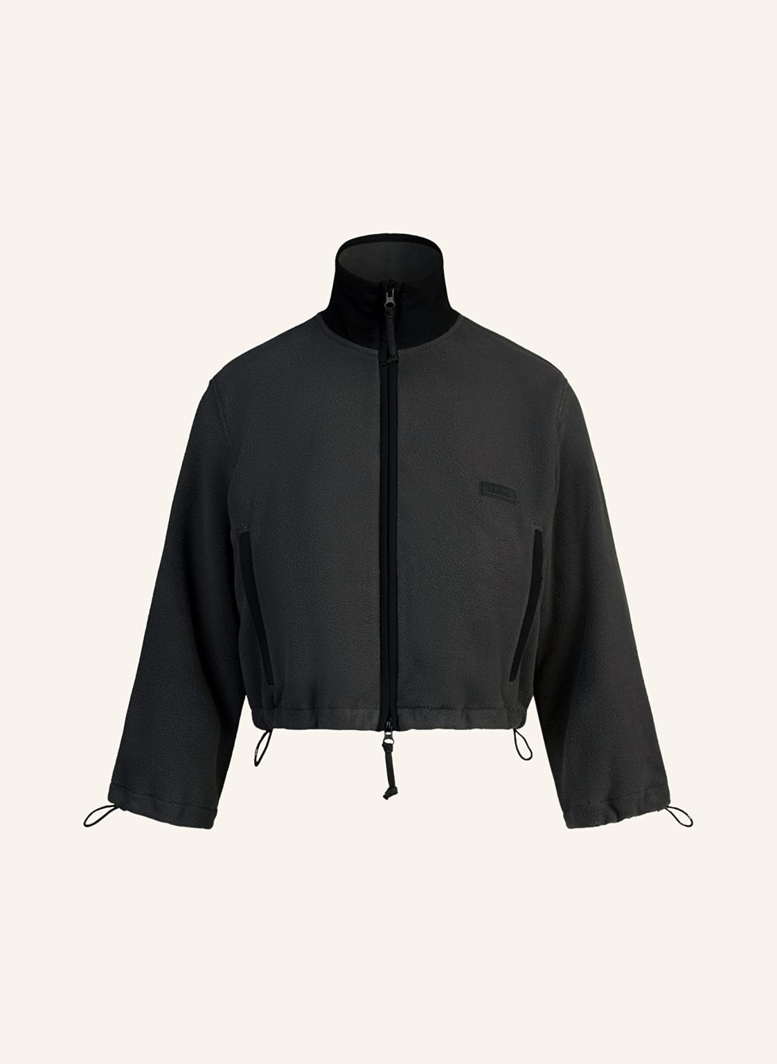 Skims Lounge-Fleecejacke Teddy grau von SKIMS