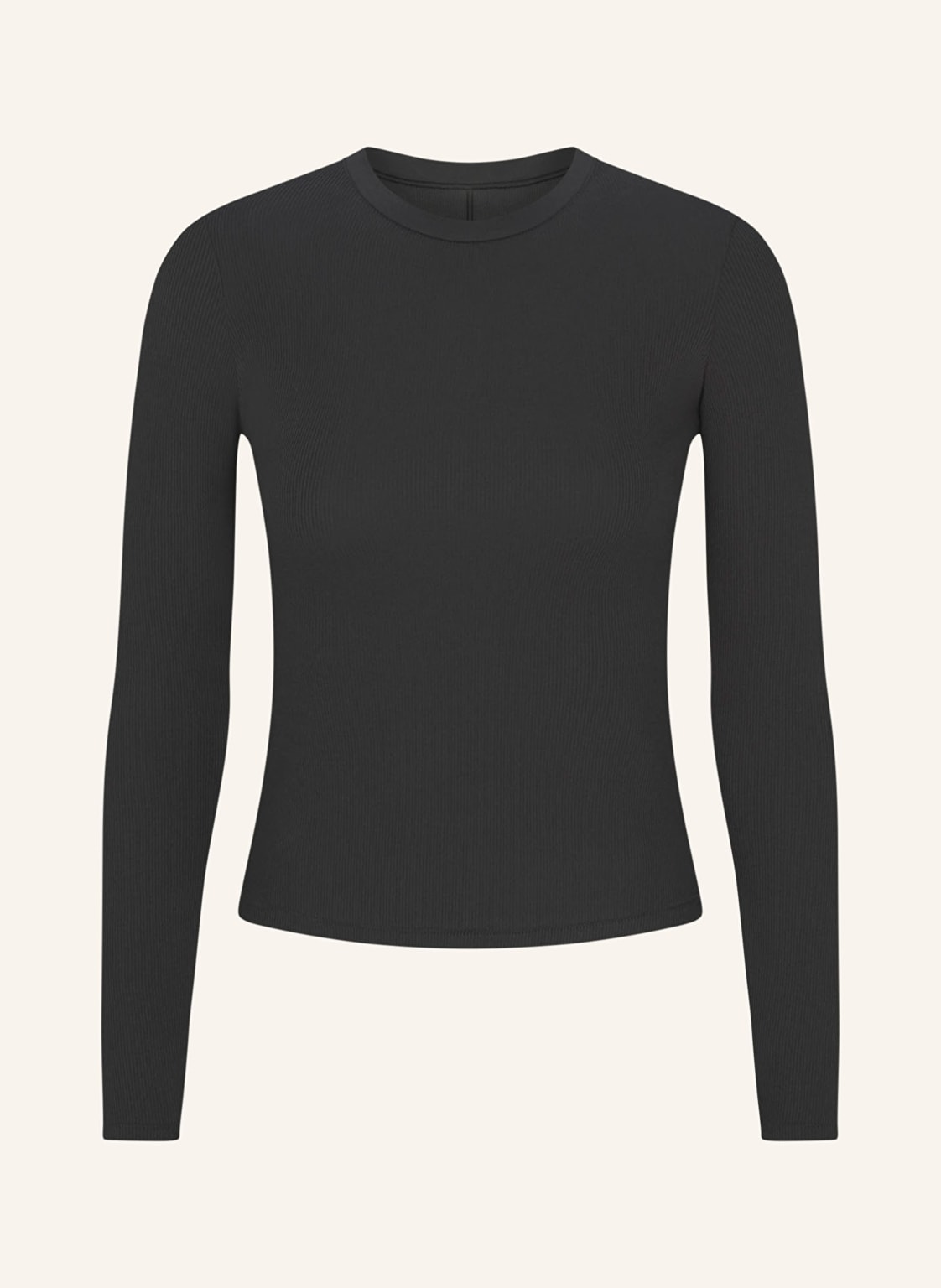 Skims Lounge-Shirt Cotton Rib schwarz von SKIMS