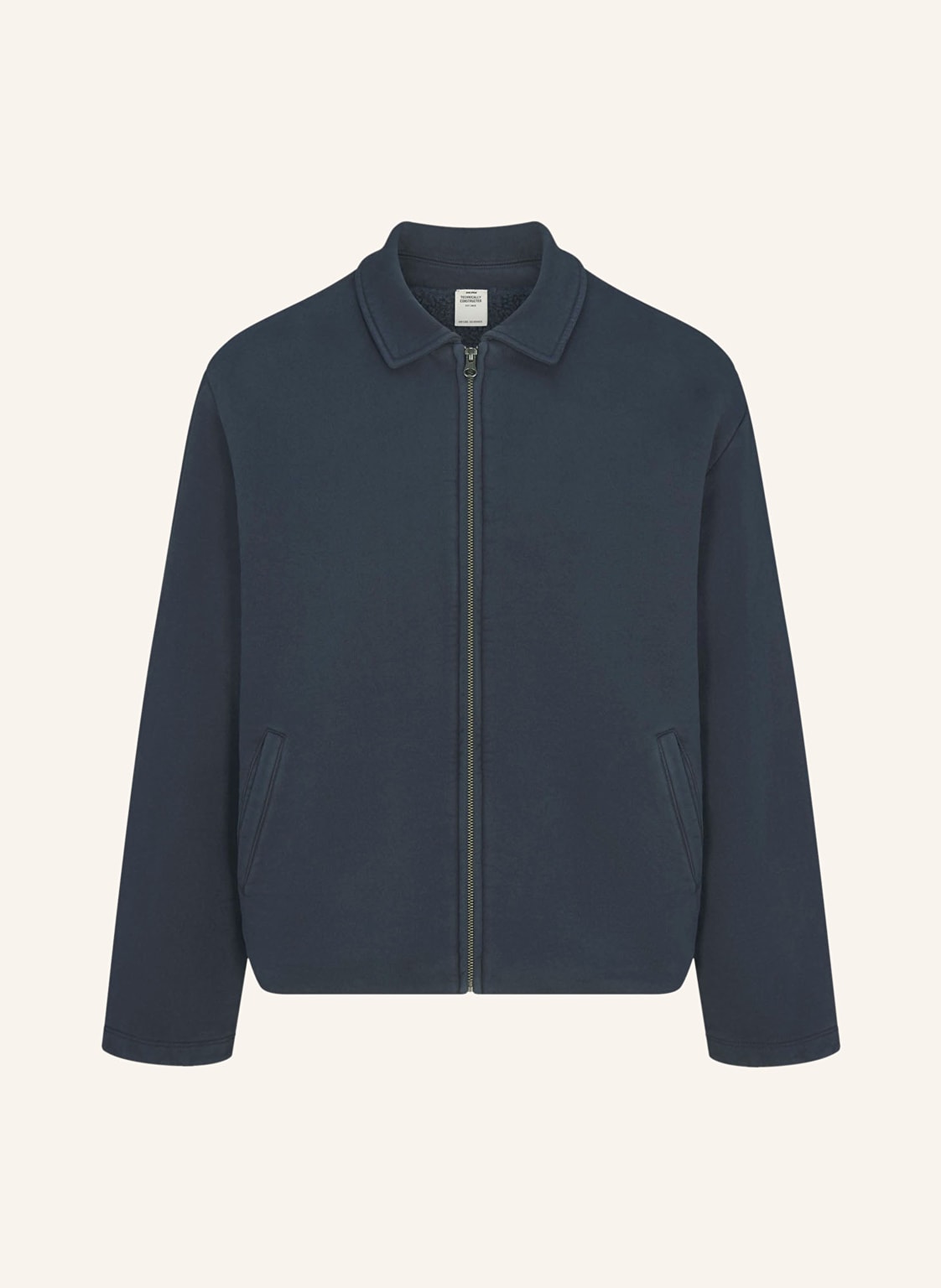 Skims Lounge-Sweatjacke Heavyweight Fleece blau von SKIMS
