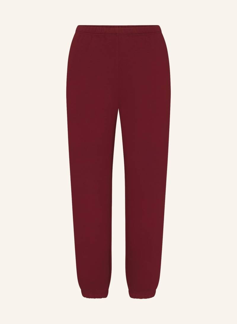 Skims Lounge-Sweatpants Cotton-Fleece rot von SKIMS