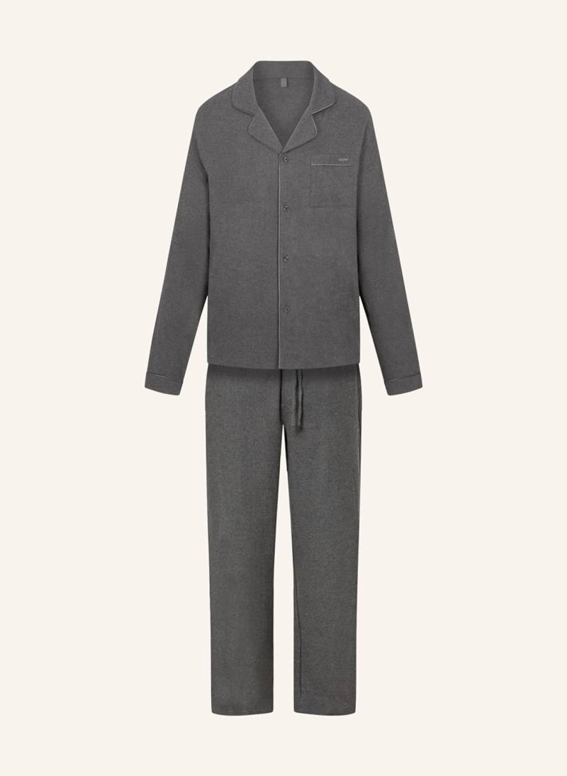 Skims Schlafanzug Flannel Aus Flanell grau von SKIMS