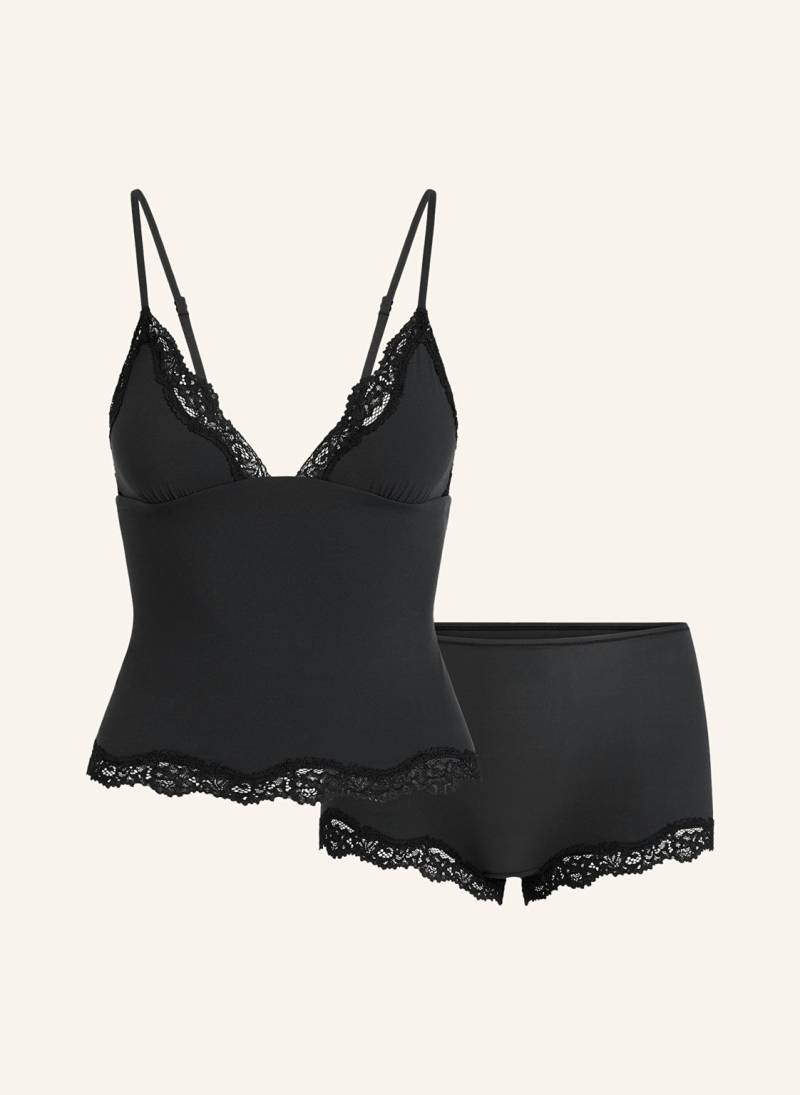 Skims Shorty-Schlafanzug Fits Everybody schwarz von SKIMS