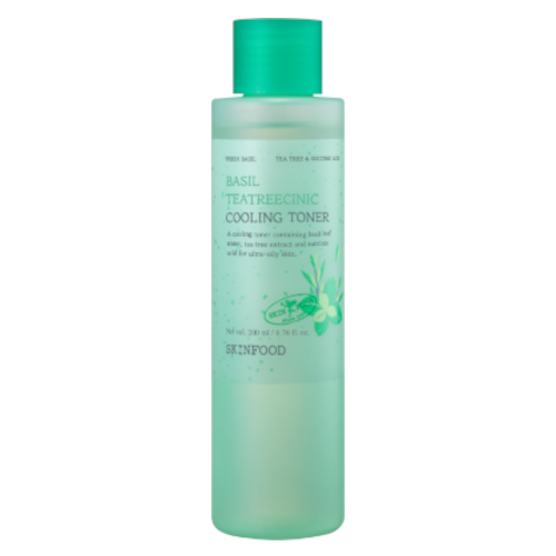 SKINFOOD - Basil Teatreecinic Cooling Toner - 200ml von SKINFOOD