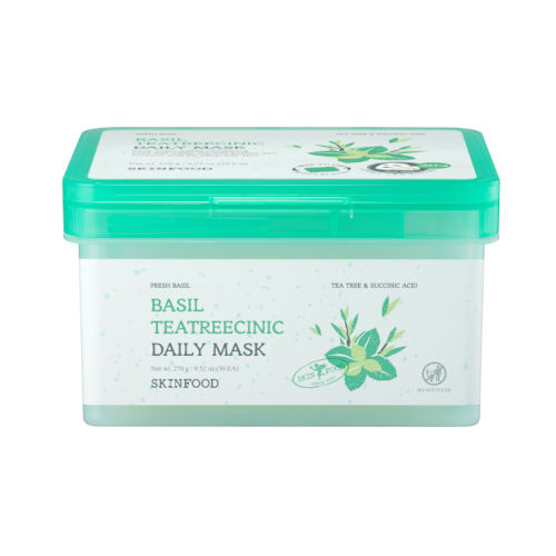 SKINFOOD - Basil Teatreecinic Daily Mask - 270g(30ea) von SKINFOOD