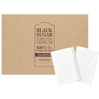 SKINFOOD - Black Sugar Perfect First Serum Pure Cotton Clear Pad 60 pcs von SKINFOOD