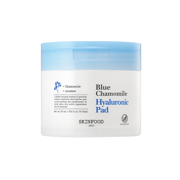 SKINFOOD - Blue Chamomile Hyaluronic Pad - 170ml/70ea von SKINFOOD