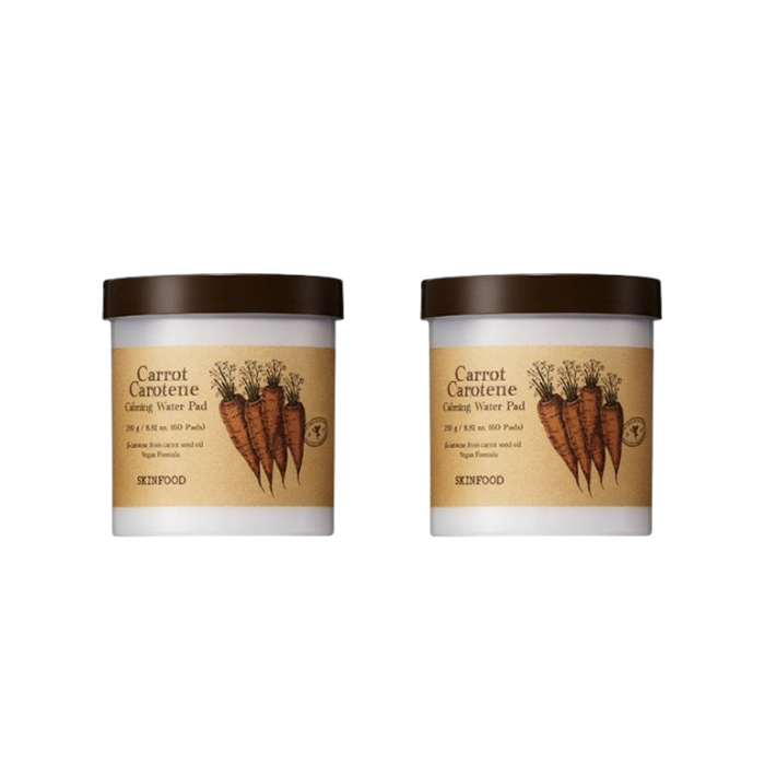 SKINFOOD - Carrot Carotene Calming Water Pad - 60pcs (2ea) Set von SKINFOOD