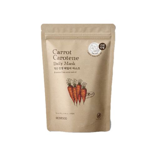 SKINFOOD - Carrot Carotene Daily Mask Refill - 160g(15ea) von SKINFOOD