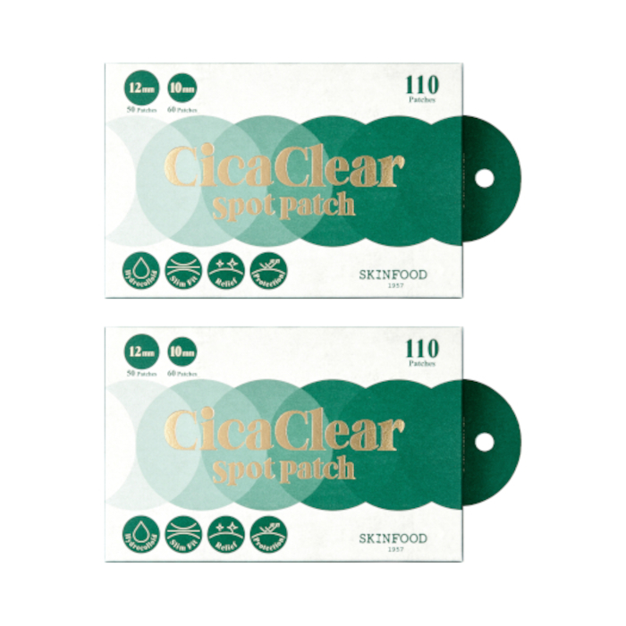 SKINFOOD - Cica Clear Spot Patch - 110patches (2ea Set) von SKINFOOD