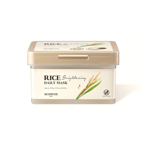 SKINFOOD - Rice Brightening Daily Mask - 30ea von SKINFOOD