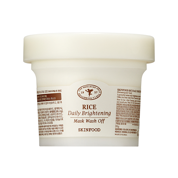 SKINFOOD - Rice Daily Brightening Mask Wash Off - 210g von SKINFOOD