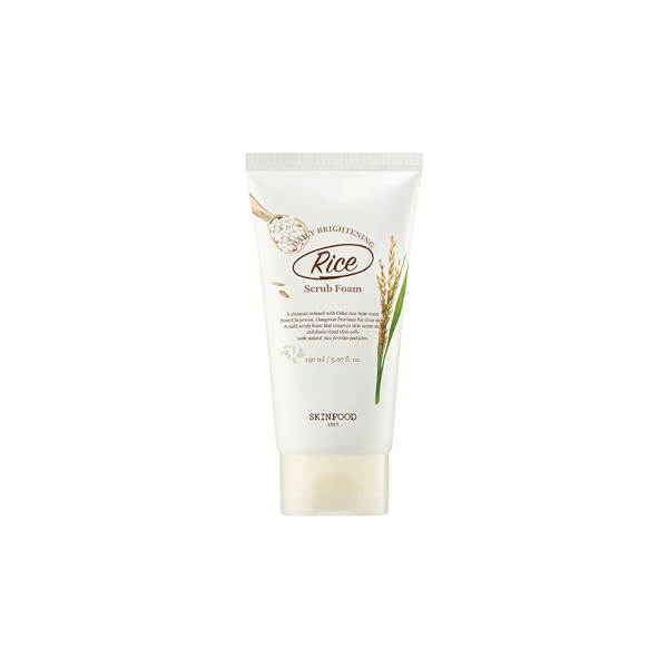 SKINFOOD - Rice Daily Brightening Scrub Foam - 150ml von SKINFOOD