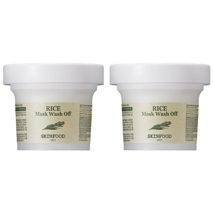 SKINFOOD - Rice Mask Wash Off - 120g (2ea Set) von SKINFOOD
