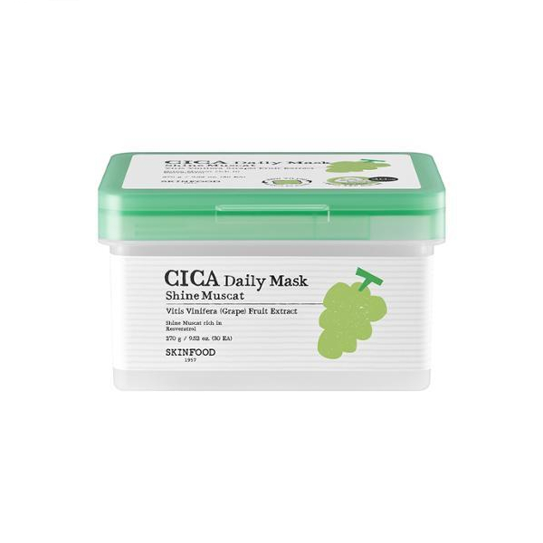SKINFOOD - Shine Muscat Cica Daily Mask - 270g/30stücke von SKINFOOD