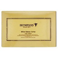 SKINFOOD - White Embossed Cotton Pads 120 pcs von SKINFOOD