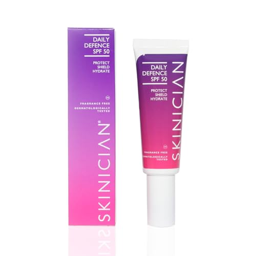 SKINICIAN Feuchtigkeitscreme fürs Gesicht mit Lichtschutzfaktor 50, Grundierung, UVA- und UVB-Schutz, nicht klebrig, parfümfrei für empfindliche Haut, 50 ml SKINICIAN Feuchtigkeitscreme fürs Gesicht mit Lichtschutzfaktor 50, Grundierung, UVA- und UVB-Schutz, nicht klebrig, parfümfrei für empfindliche Haut, 50 ml von SKINICIAN
