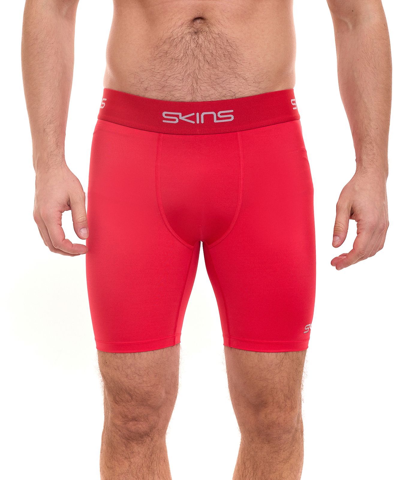 SKINS DNAmic FORCE Herren Sport-Shorts mit DNAmic Gradient Compression Technologie Kompressions-Bekleidung DF00010029014 Rot von SKINS