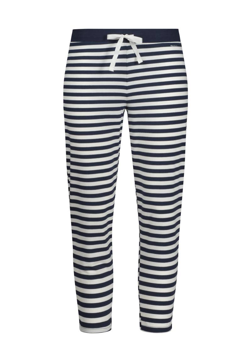 SKINY - SKINY Damen Hose 3/4 Night In Mix & Match navyblazer stripes - Gr. - 38 von SKINY
