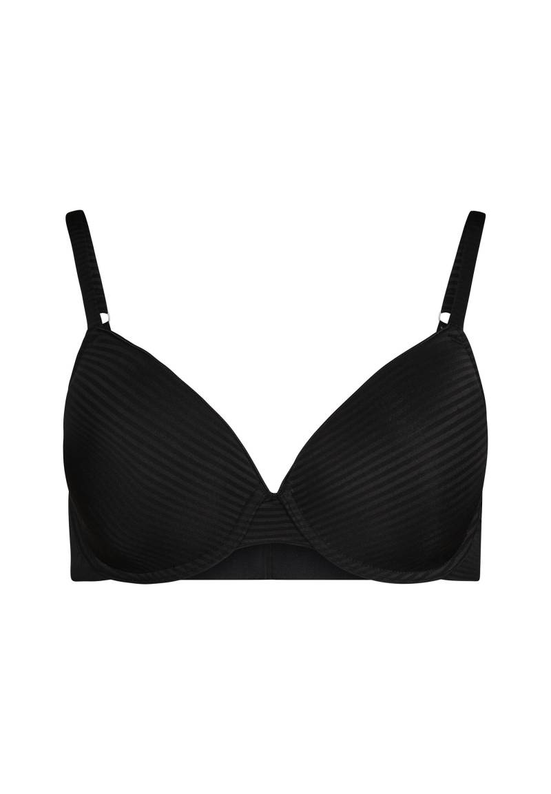 SKINY - SKINY Damen Schalen BH Timelessentials anthrablack stripes - Gr. - 80 C von SKINY