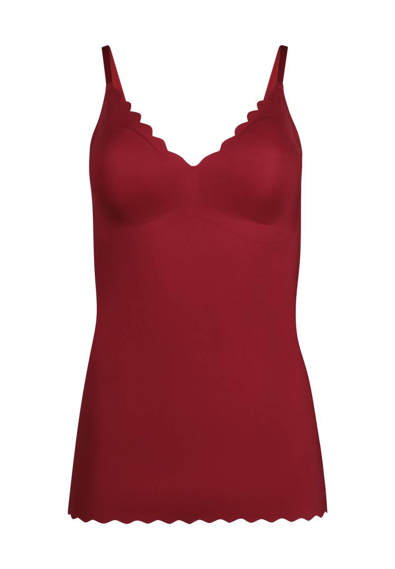 SKINY - SKINY Damen Spaghettishirt herausn. Pads Micro Essentials biking red - Gr. - 42 von SKINY