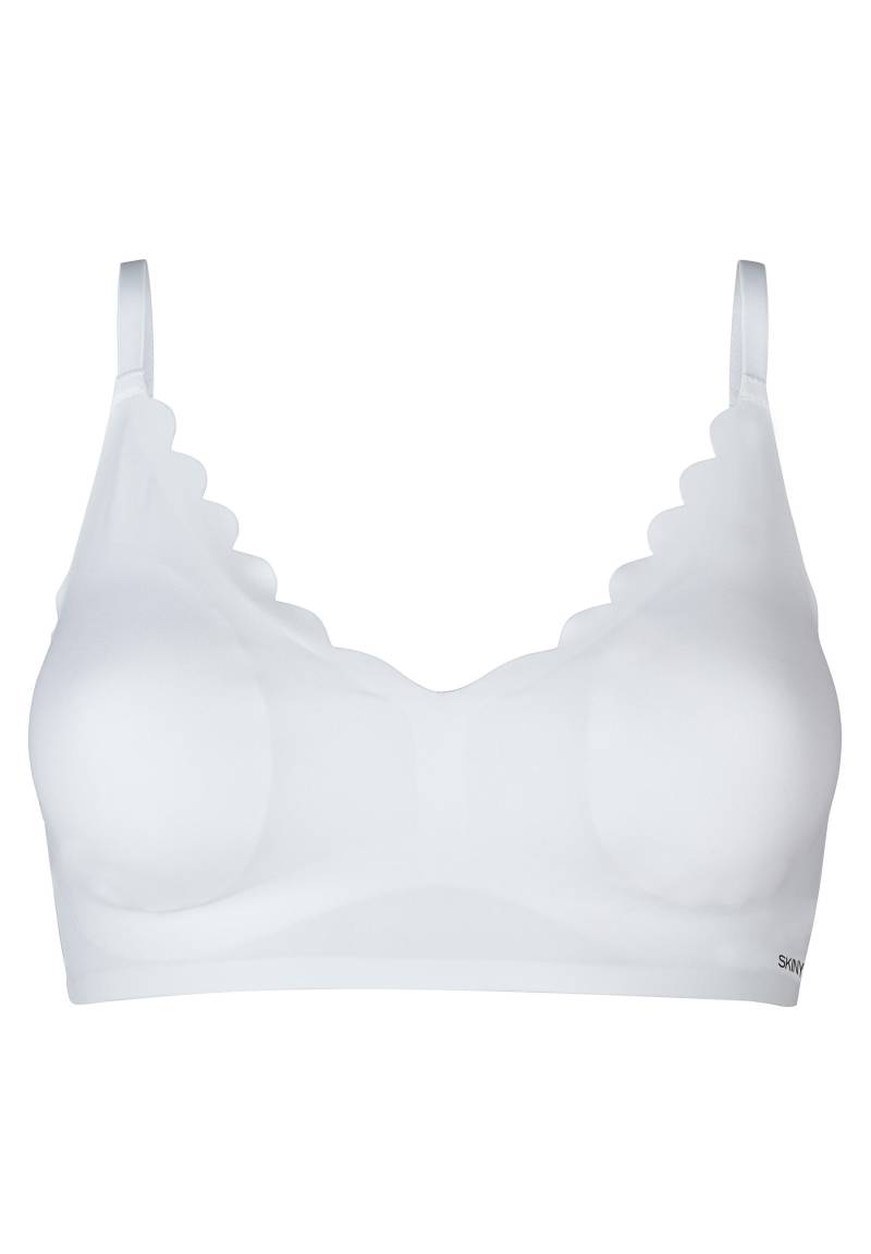 SKINY - Skiny Damen Bustier herausnehmbare Pads Micro Essentials white - Gr. - 38 von SKINY