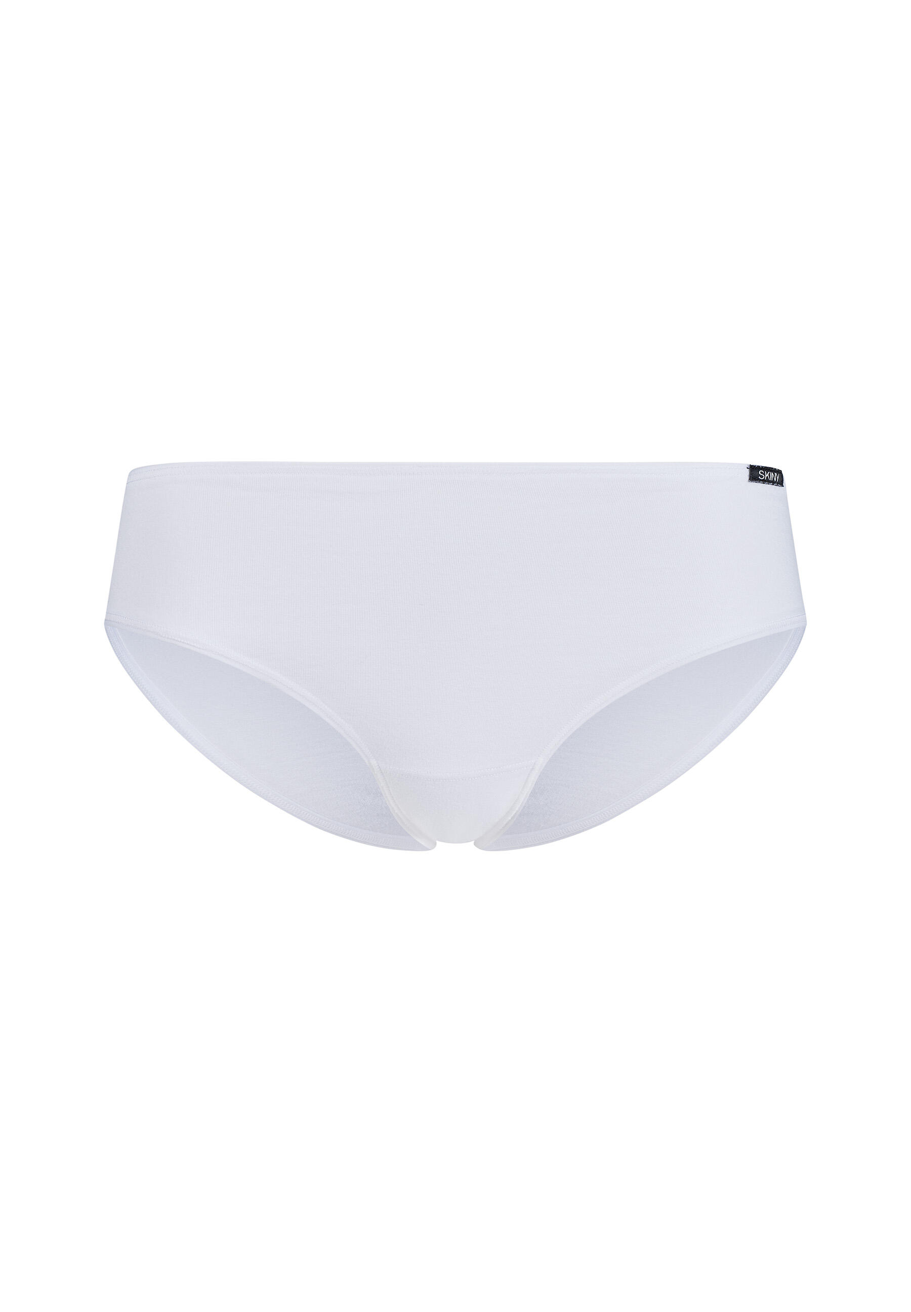 SKINY - Skiny Damen Midi Slip Cotton Essentials white - Gr. - 36 von SKINY