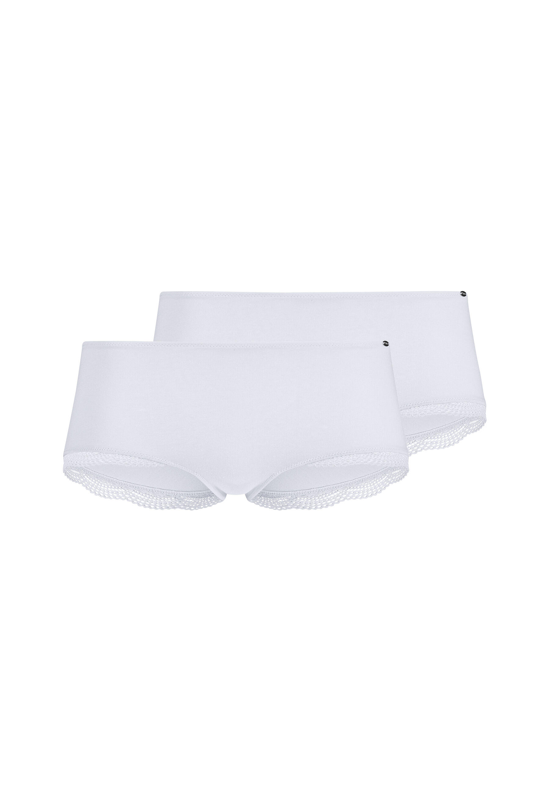 SKINY - Skiny Damen Pants 2er Pack Classicotton white - Gr. - 40 von SKINY