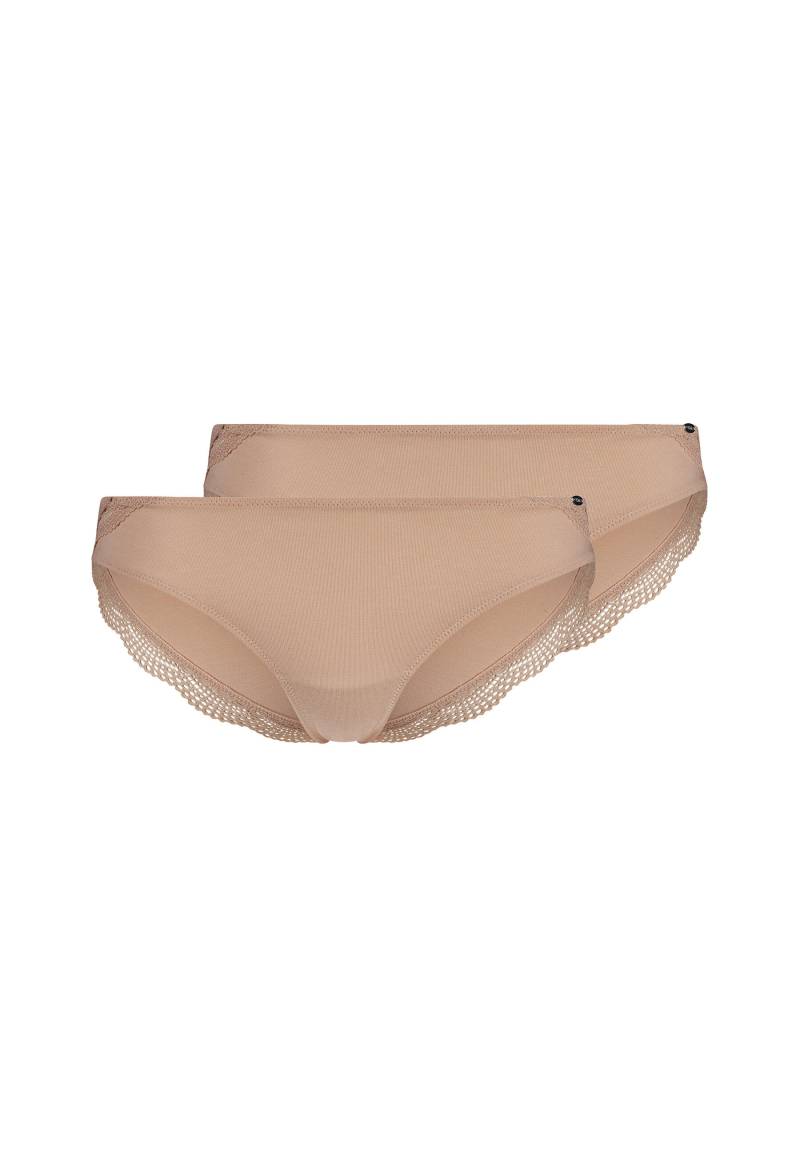 SKINY - Skiny Damen Rio Slip 2er Pack Classicotton beige - Gr. - 42 von SKINY