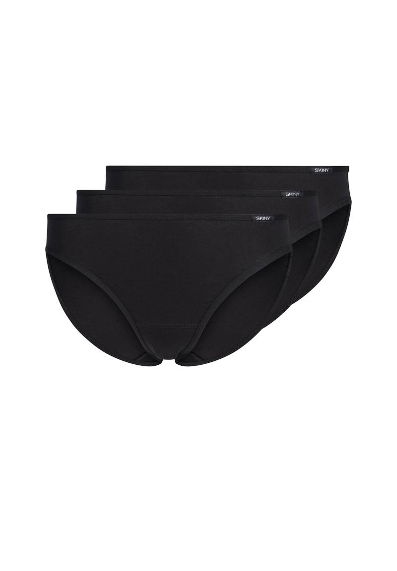 SKINY - Skiny Damen Rio Slip 3er Pack Cotton Essentials black - Gr. - 36 von SKINY