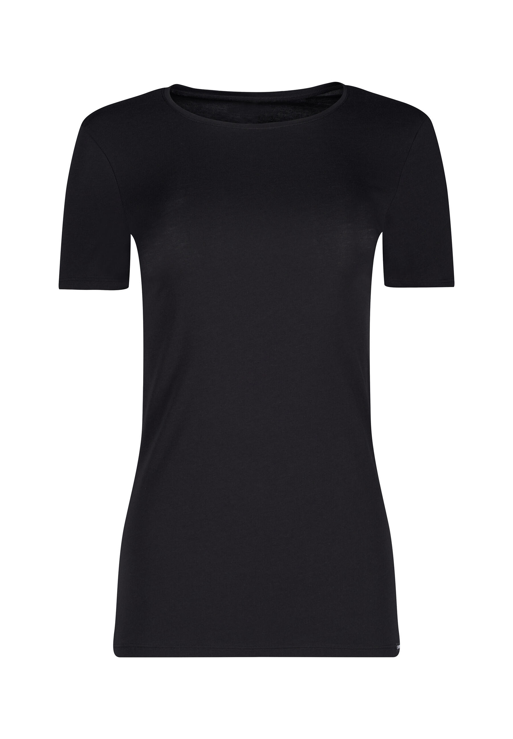 SKINY - Skiny Damen Shirt kurzarm Cotton Essentials black - Gr. - 44 von SKINY