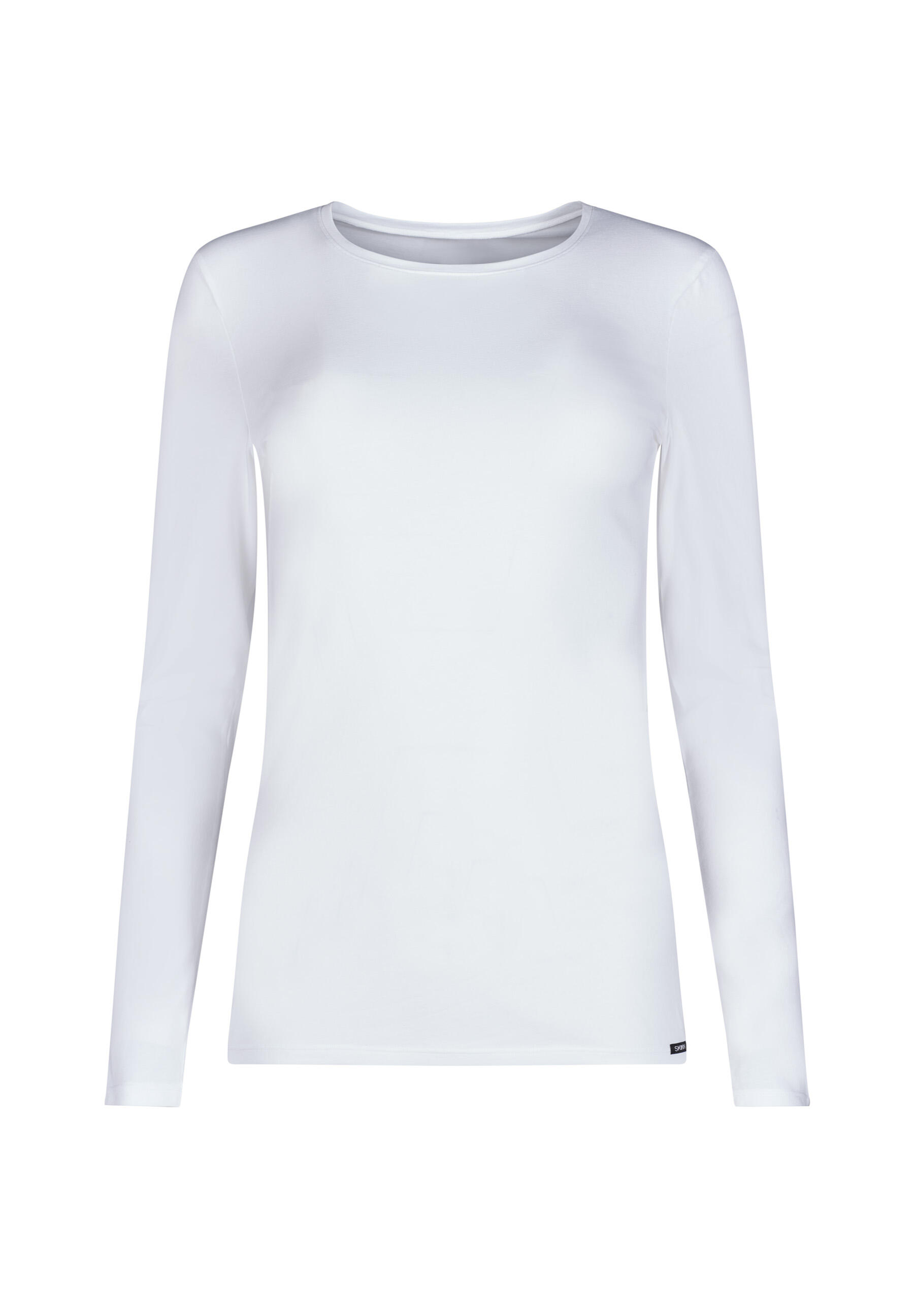 SKINY - Skiny Damen Shirt langarm Cotton Essentials white - Gr. - 40 von SKINY