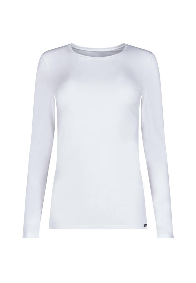 SKINY - Skiny Damen Shirt langarm Cotton Essentials white - Gr. - 40 von SKINY