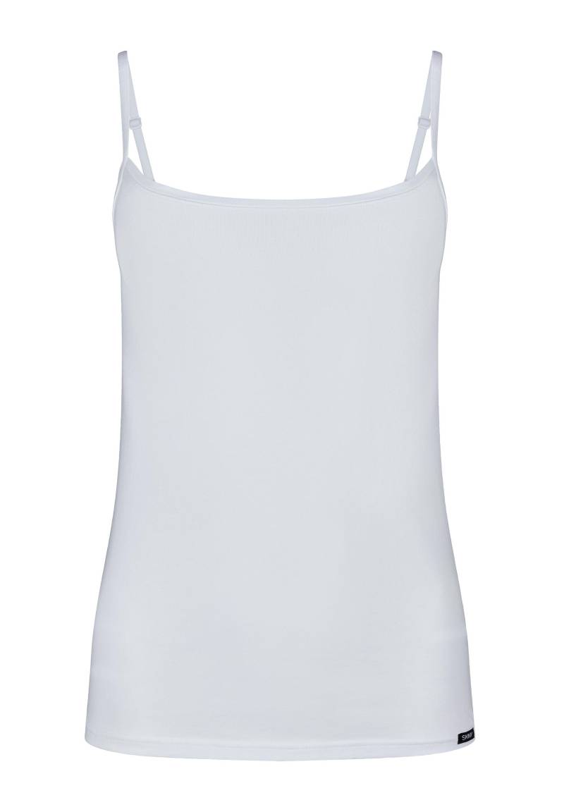 SKINY - Skiny Damen Spaghettishirt Cotton Essentials white - Gr. - 44 von SKINY