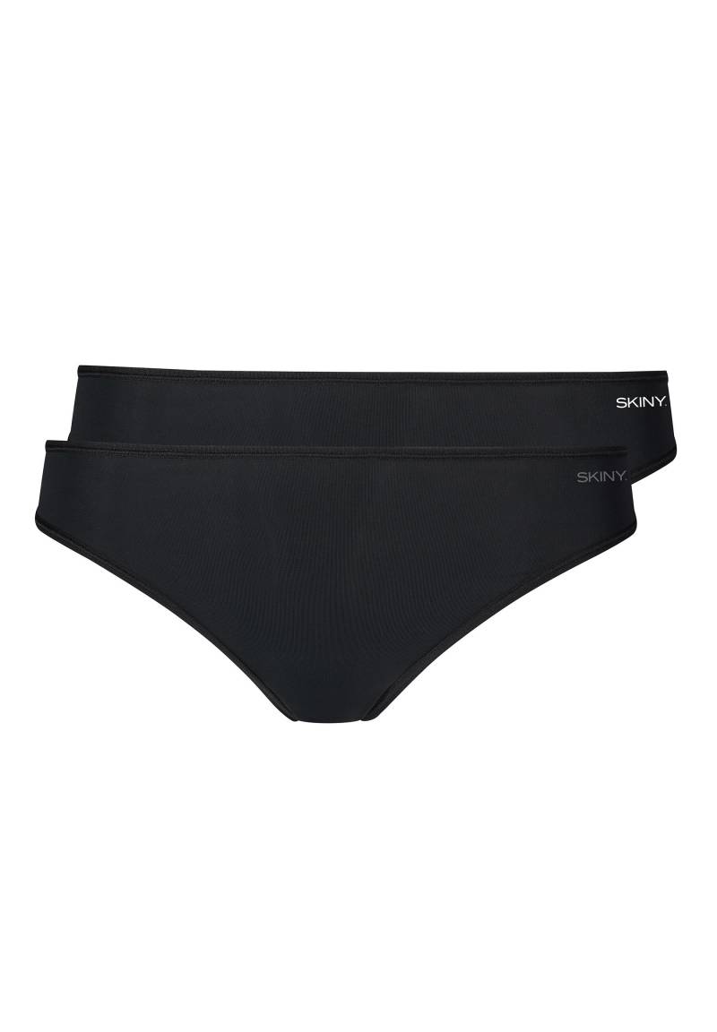 SKINY - Skiny Damen String 2er Pack Micro Advantage black - Gr. - 36 von SKINY