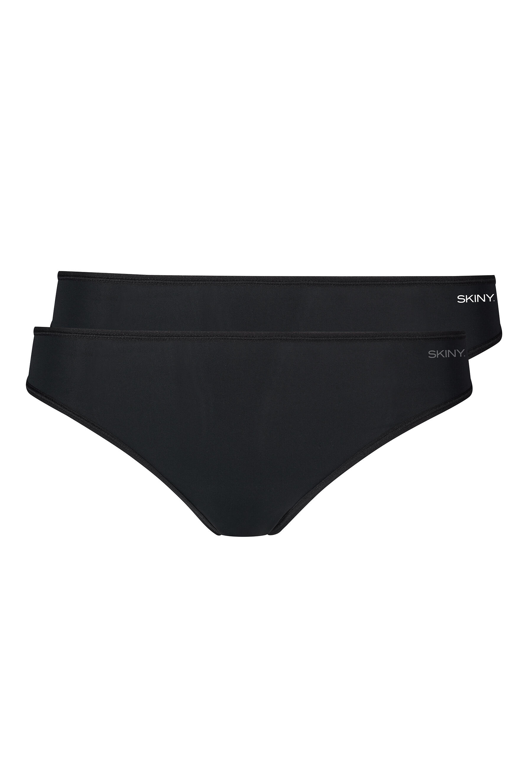 SKINY - Skiny Damen String 2er Pack Micro Advantage black - Gr. - 36 von SKINY