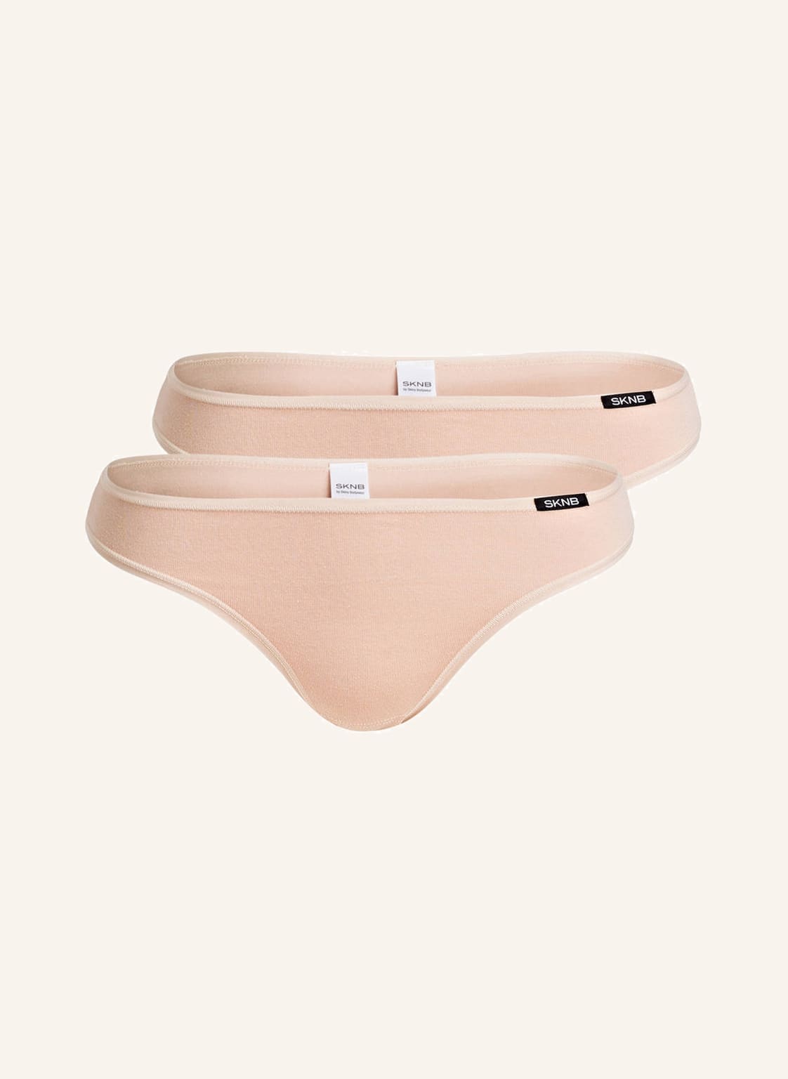 Skiny 2er-Pack Slips Every Day In Cotton Advantage beige von SKINY