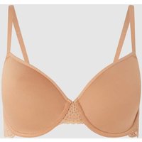 Skiny Bügel-BH mit Spitze in Beige, Größe 70/B von SKINY