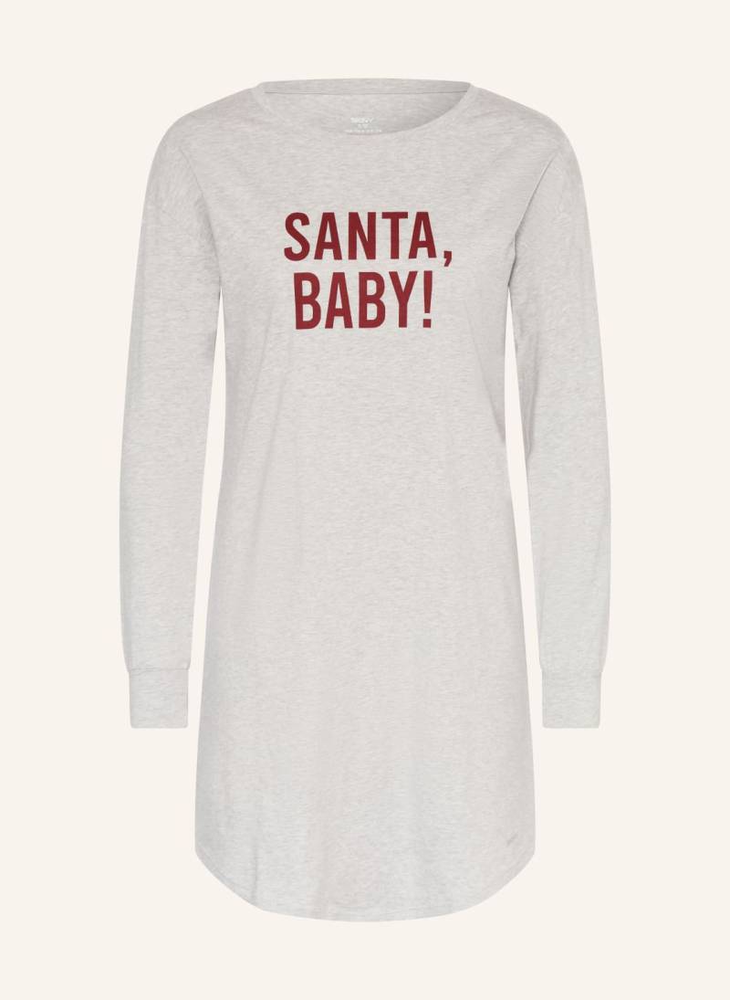 Skiny Nachthemd Night In Skiny grau von SKINY