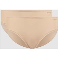 Skiny Panty aus Mikrofaser im 2er-Pack Modell 'Advantage Micro' in Beige, Größe 40 von SKINY