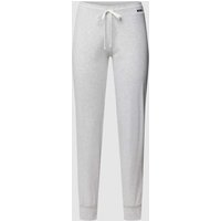 Skiny Pyjamahose mit elastischem Bund Modell 'Every Night' in Hellgrau Melange, Größe 44 von SKINY