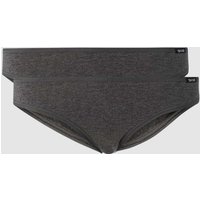 Skiny Rio Slip im 2er-Pack in Anthrazit Melange, Größe 40 von SKINY