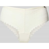 Skiny Slim Fit Slip mit Logo-Applikation Modell 'Cheeky' in Offwhite, Größe 40 von SKINY