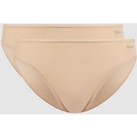 Skiny Slip aus Mikrofaser im 2er-Pack Modell 'Every Day In Micro' in Beige, Größe 44 von SKINY