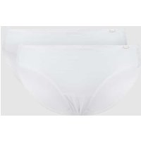 Skiny Slip mit Spitze im 2er-Pack in Weiss, Größe 38 von SKINY