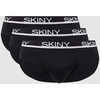 Skiny Slip mit Stretch-Anteil im 3er-Pack in Black, Größe M von SKINY