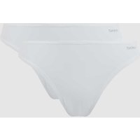 Skiny String aus Mikrofaser im 2er-Pack in Weiss, Größe 36 von SKINY
