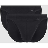 Skiny Slip mit elastischem Bund in Black, Größe M von SKINY