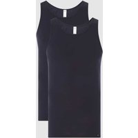 Skiny Tanktop aus Baumwolle im 2er-Pack in Dunkelblau, Größe L von SKINY