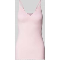 Skiny Trägertop mit Wellensaum in Rose, Größe 38 Skiny Trägertop mit Wellensaum in Rose, Größe 38 von SKINY